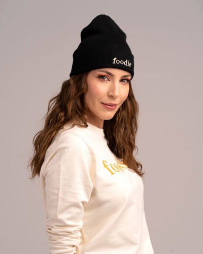 FOODIE - czapka beanie czarna